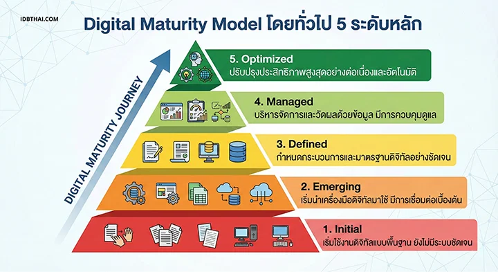 Digital Maturity Model 5 ระดับ