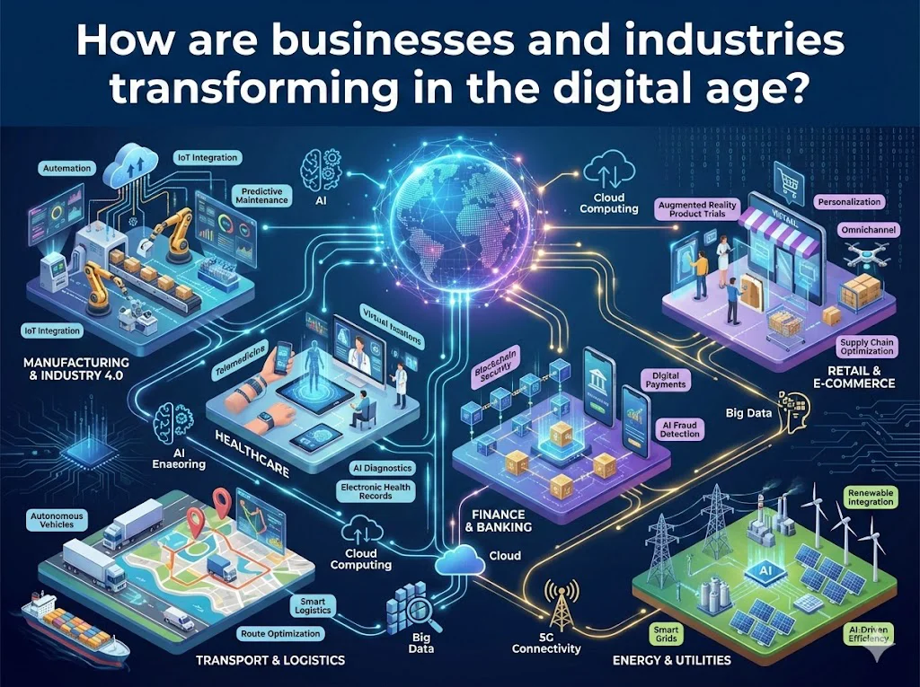 ธุรกิจและอุตสาหกรรมในยุคดิจิทัลกำลังเปลี่ยนไปอย่างไร