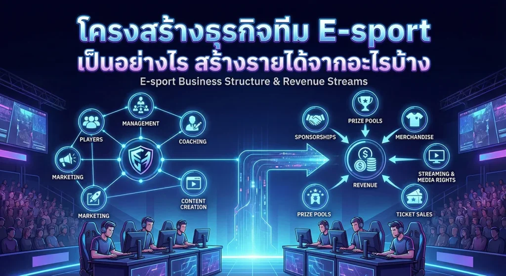 โครงสร้างธุรกิจทีม E-sport